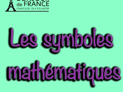 Les symboles mathématiques
