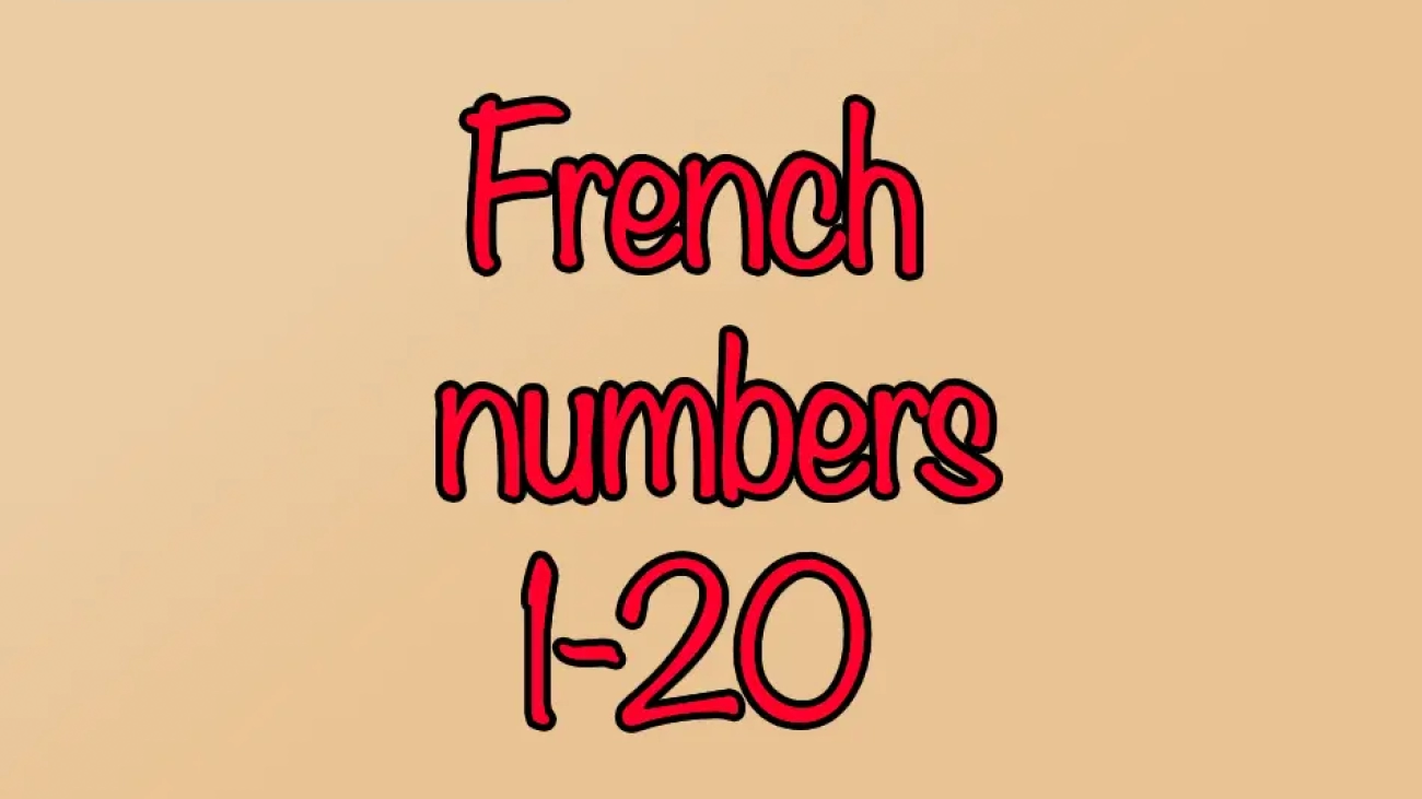 French numbers 