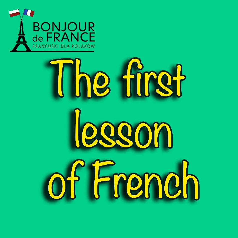 the first lesson of French