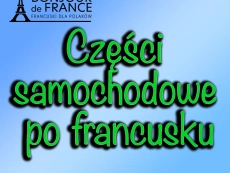Części samochodowe po francusku