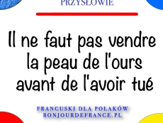 Il ne faut pas vendre la peau de l'ours avant de l'avoir tué