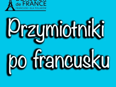Przymiotniki po francusku