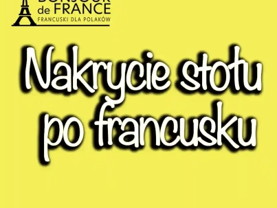 Nakrycie stołu po francusku