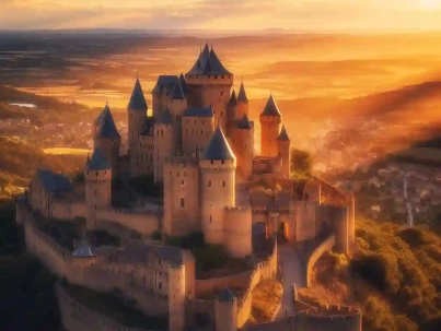 Oksytania kraina średniowiecznych zamków i opactw