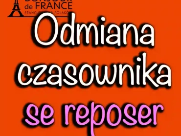 Odmiana czasownika se reposer