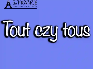 Tout czy tous - Różnica między "tout" (wszystko, cały) a "tous" (wszyscy)