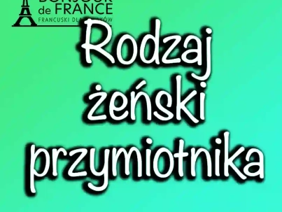 Rodzaj żeński przymiotnika