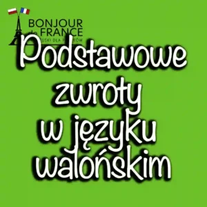 Podstawowe zwroty w języku walońskim
