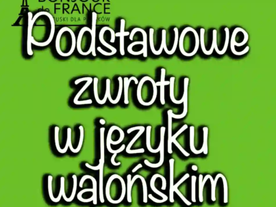 Podstawowe zwroty w języku walońskim