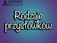 Rodzaje przysłówków w języku francuskim