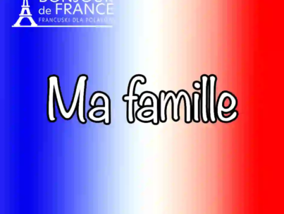 A0: Ma famille – Moja rodzina