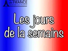 A1: Les jours de la semaine – Dni tygodnia po francusku