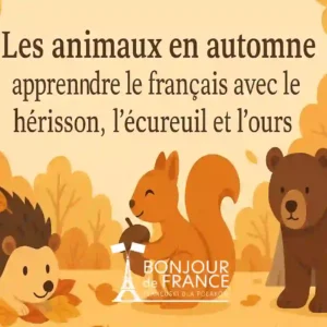 Słownictwo A1 13 Les animaux en automne : apprendre le français avec le hérisson, l’écureuil et l’our en 2025
