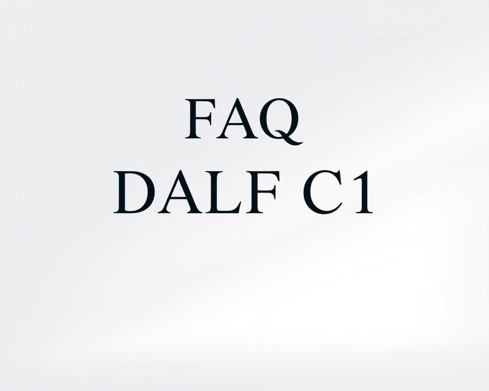 FAQ DALF C1 FAQ DALF C1