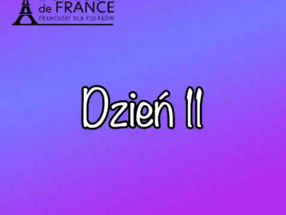 Dzień 11 : Le petit-déjeuner. Jesienne wyzwanie językowe 2025