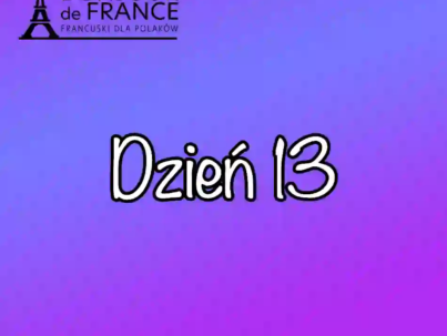 Dzień 13 : Les animaux. Jesienne wyzwanie językowe 2025