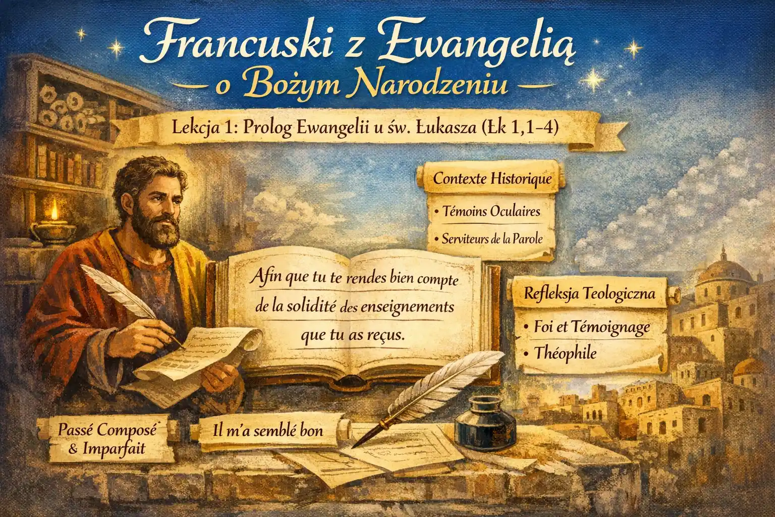 Prolog Ewangelii św. Łukasza – metoda, język i teologia (Łk 1,1–4) 2 Prolog Ewangelii św. Łukasza – metoda, język i teologia (Łk 1,1–4)