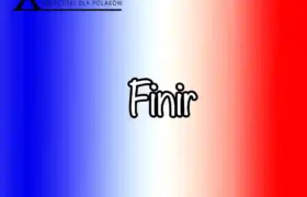Finir - odmiana czasownika
